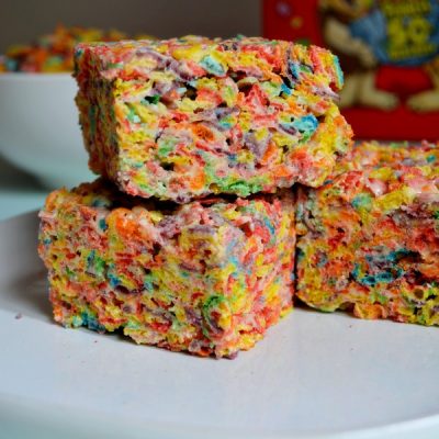 Fruity Pebbles Protein Bars