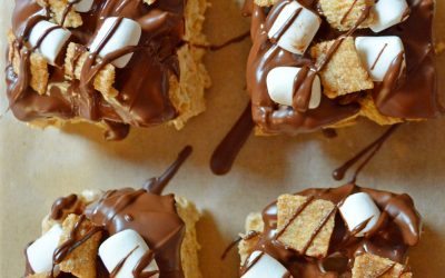 Protein Packed Cinnamon Toast Crunch S’mores Bars