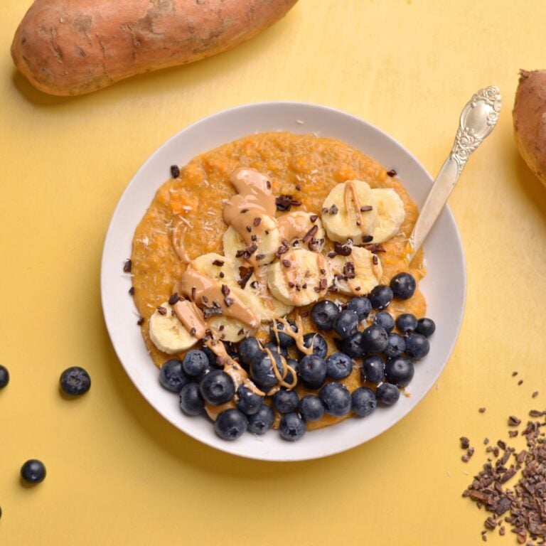 15 Minute Sweet Potato Porridge - Joy to the Food