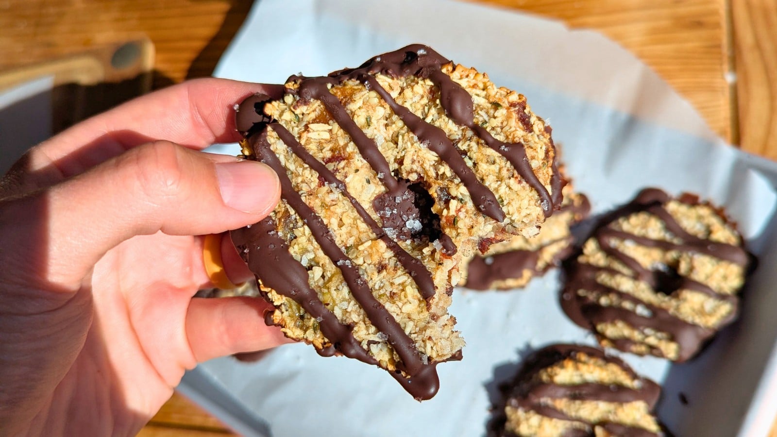healthier Samoa cookies (high protein without protein powder)