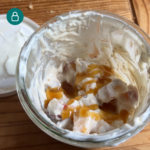 Hero image for the peach salad in a jar.