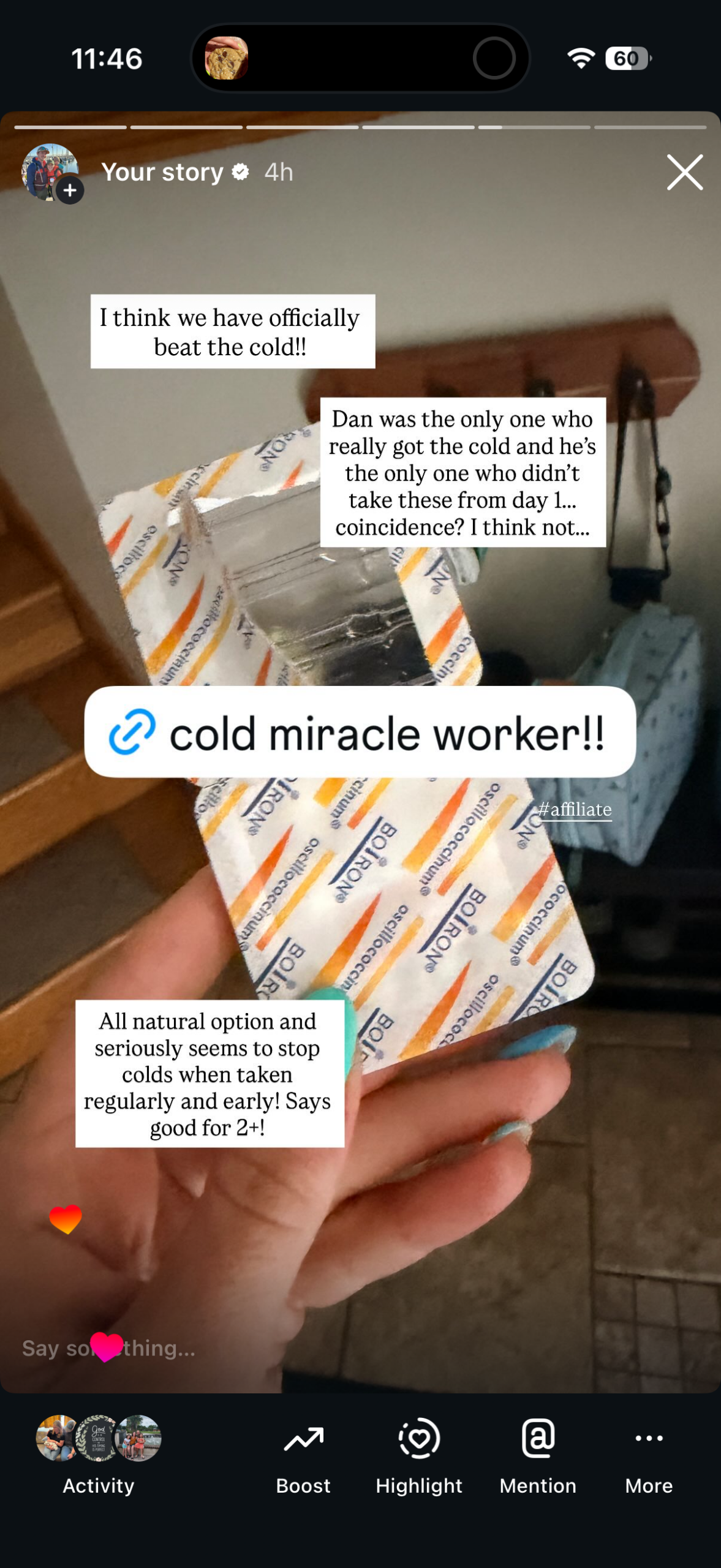 affiliate link story example 3