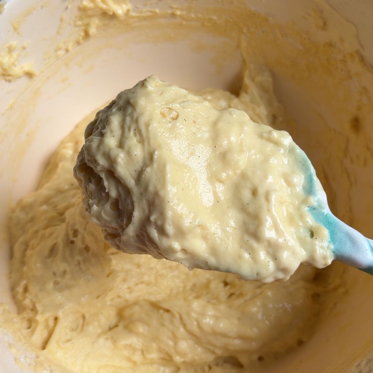 Batter after adding the egg whites.