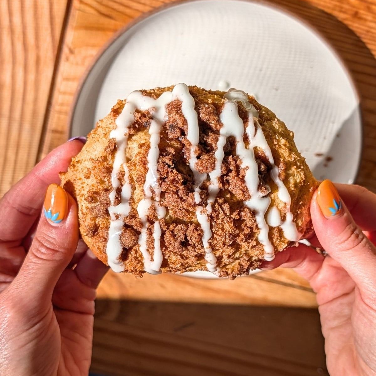cinnamon streusel buns (10g protein, no protein powder)